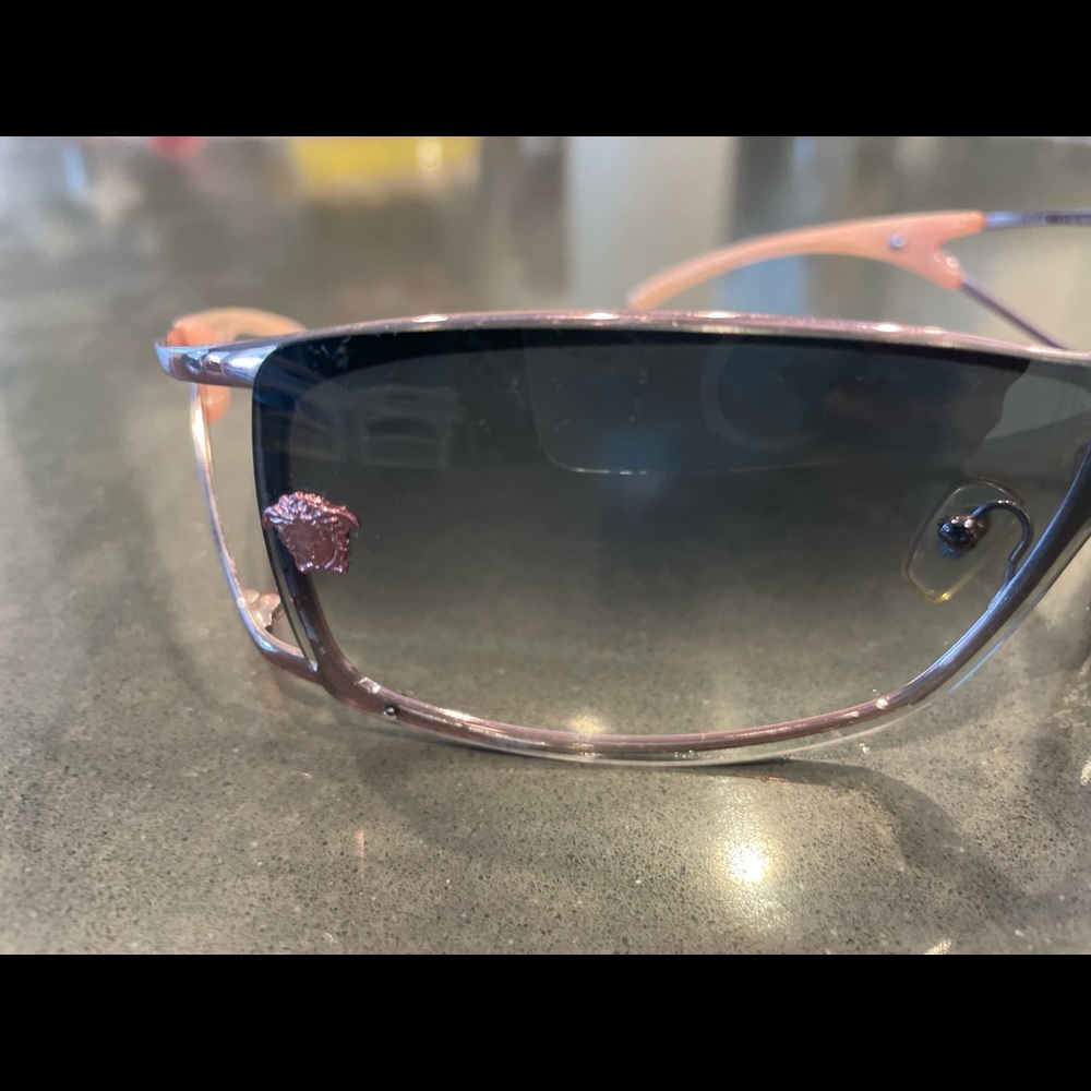 Pink, authentic Versace sunglasses